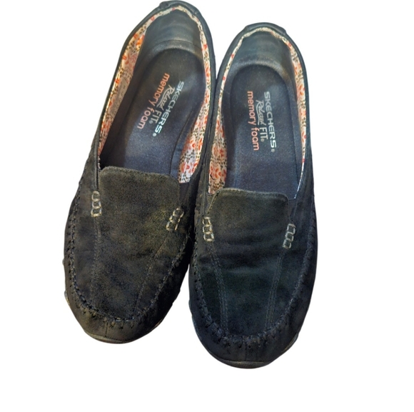 Leather Skechers Relaxed Fit Memory Foam Size 8.5 - Picture 2 of 5